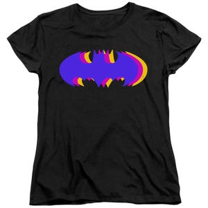 Batman Tri Colored Symbol Women's T-Shirt