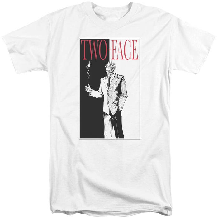 Batman Two Faced Tall T-Shirt