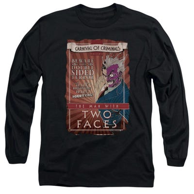 Batman Two Faces Long Sleeve Shirt