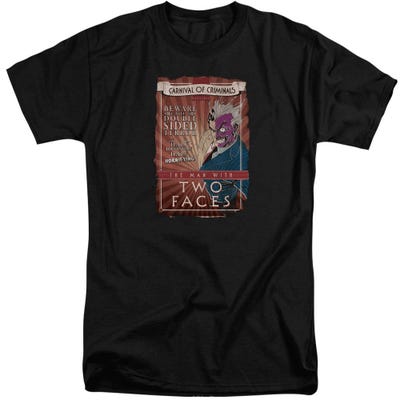 Batman Two Faces Tall T-Shirt