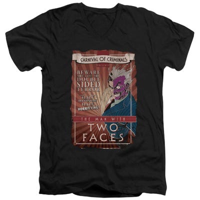 Batman Two Faces V-Neck T-Shirt