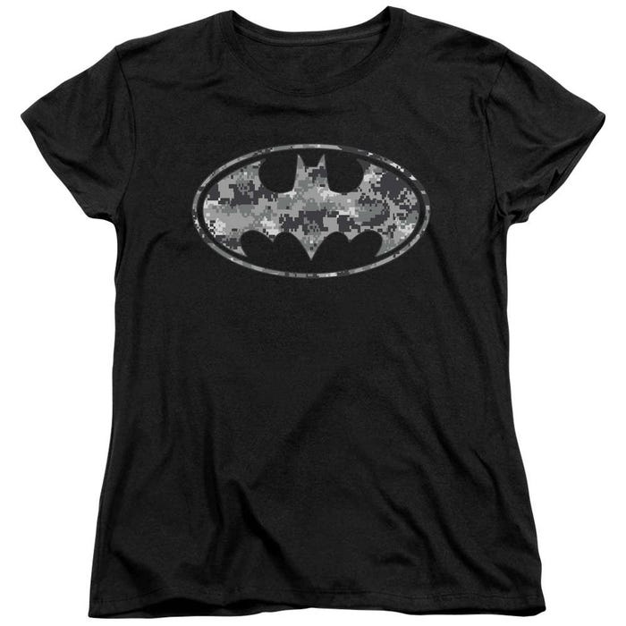 Batman Urban Camo Shield Womens T-Shirt