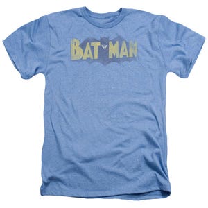 Batman Vintage Logo  Heather T-Shirt