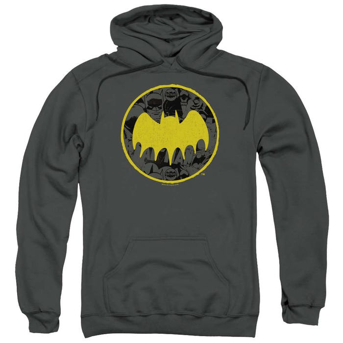 Batman Vintage Symbol Collage Hoodie