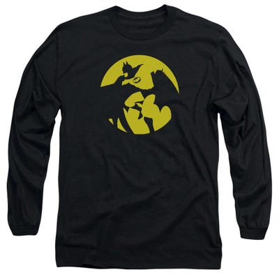 Batman Yellow Spotlight Long Sleeve Shirt