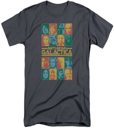Battlestar Galactica 35th Anniversary Cast Tall T-Shirt