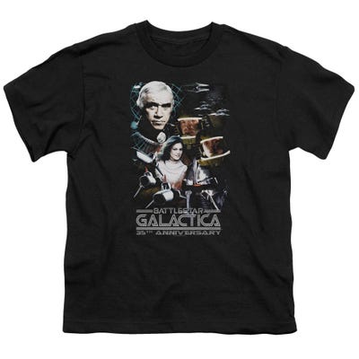 Battlestar Galactica 35th Anniversary Collage Kids T-Shirt