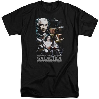 Battlestar Galactica 35th Anniversary Collage Tall T-Shirt