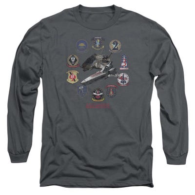 Battlestar Galactica Badges Long Sleeve Shirt