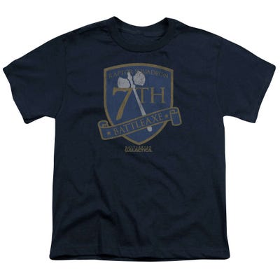 Battlestar Galactica Battleaxe Badge Kids T-Shirt