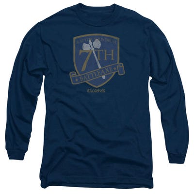 Battlestar Galactica Battleaxe Badge Long Sleeve Shirt