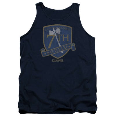 Battlestar Galactica Battleaxe Badge Tank Top