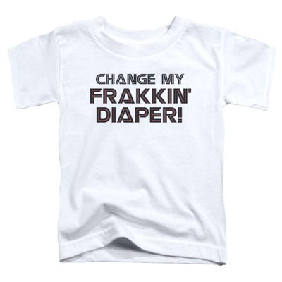 Battlestar Galactica Frakkin Diaper Toddler T-Shirt