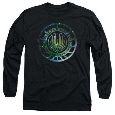 Battlestar Galactica Galaxy Emblem Long Sleeve Shirt