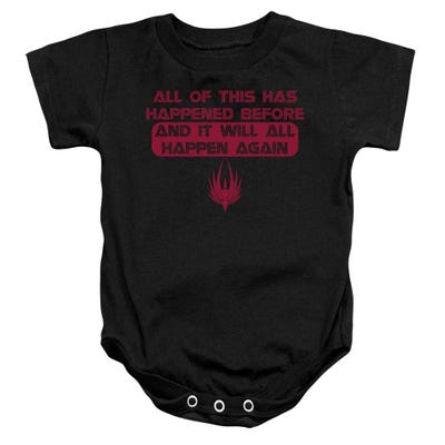 Battlestar Galactica It Will Happen Again Baby Bodysuit