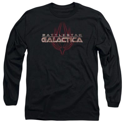 Battlestar Galactica Logo With Phoenix Long Sleeve Shirt