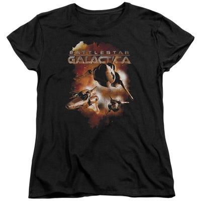 Battlestar Galactica Vipers Stretch Womens T-Shirt