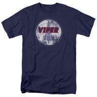 Battlestar Galactica War Torn Viper Logo T-Shirt