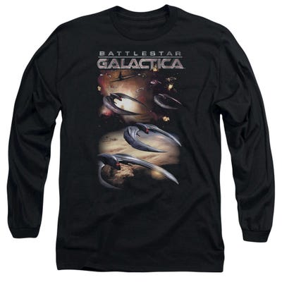 Battlestar Galactica When Cyclons Attack Long Sleeve Shirt