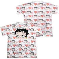 Betty Boop Back & Front Kids Sublimation T-Shirt