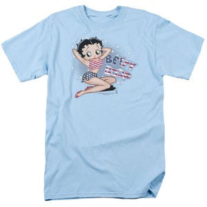 Betty Boop All American USA Girl T-Shirt