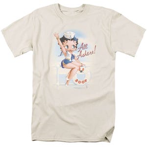 Betty Boop All Ashore Navy T-Shirt