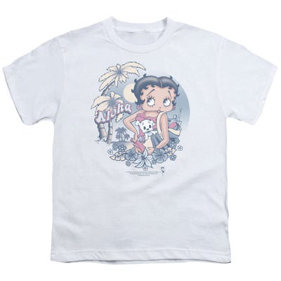 Betty Boop Aloha Hawaii Kids T-Shirt