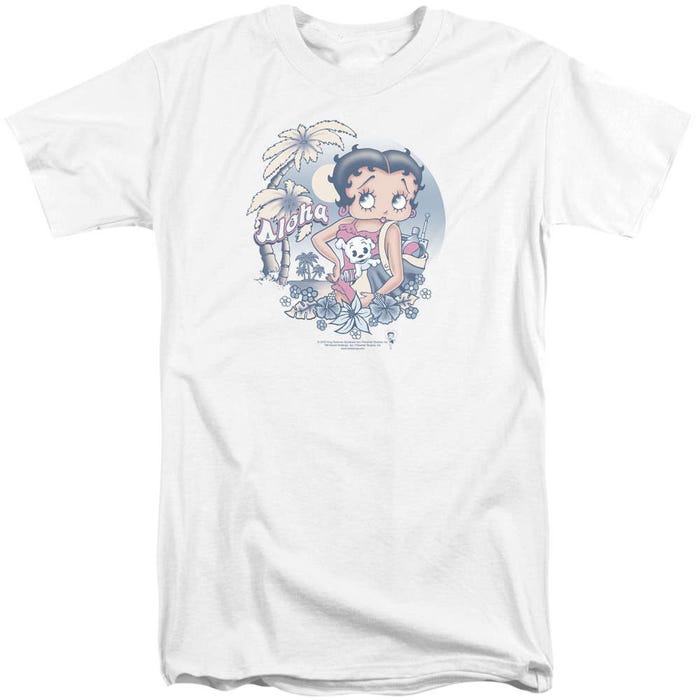 Betty Boop Aloha Hawaii Tall T-Shirt