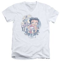 Betty Boop Aloha Hawaii V-Neck T-Shirt