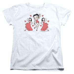 Betty Boop BB Dancing Heart Dance Women's T-Shirt