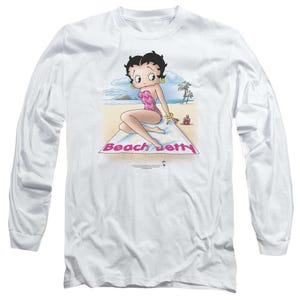 Betty Boop Beach Party Long Sleeve Shirt