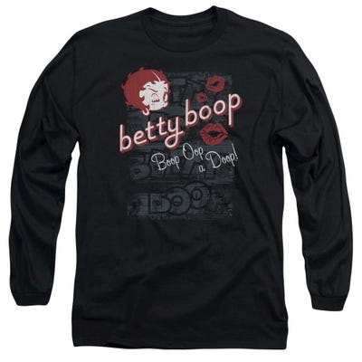 Betty Boop Boop Oop a Doop! Wink Long Sleeve Shirt