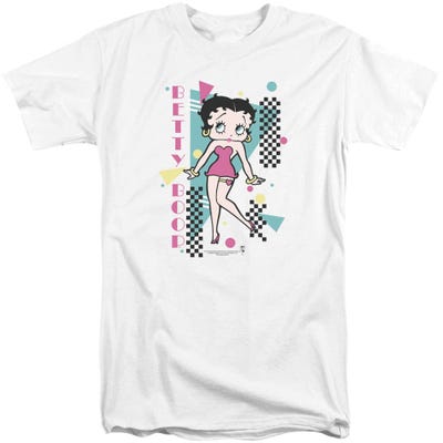 Betty Boop Booping 80's Style Tall T-Shirt