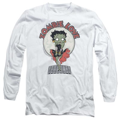 Betty Boop Breezy Zombie Love Long Sleeve Shirt