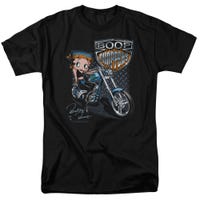 Betty Boop Chippers Biker Motor Cycle  T-Shirt