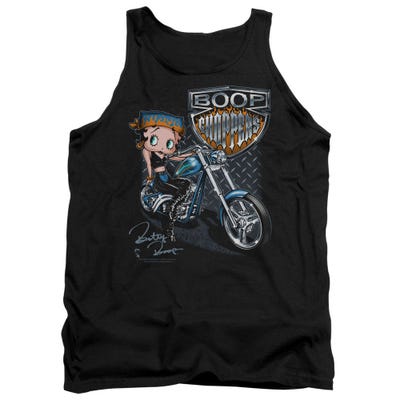 Betty Boop Chippers Biker Motor Cycle  Tank Top