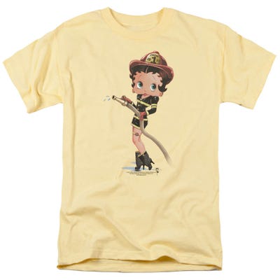 Betty Boop Classic Firefighter T-Shirt