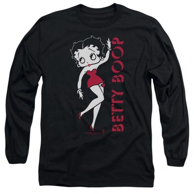 Betty Boop Classic Logo Long Sleeve Shirt