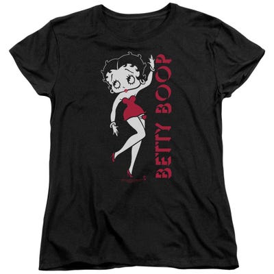 Betty Boop Classic Logo Womens T-Shirt