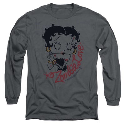 Betty Boop Classic Zombie Love Long Sleeve Shirt