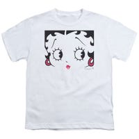 Betty Boop Close Up Face Kids T-Shirt