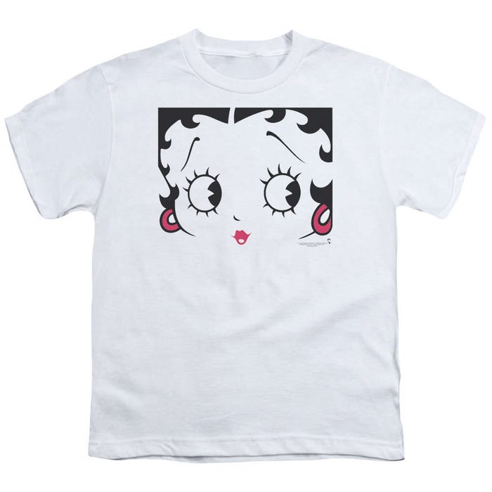 Betty Boop Close Up Face Kids T-Shirt