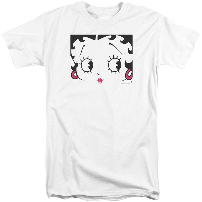 Betty Boop Close Up Face Tall T-Shirt