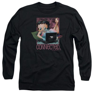 Betty Boop Computer Connected Long Sleeve Shirt