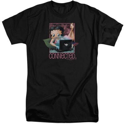 Betty Boop Computer Connected Tall T-Shirt