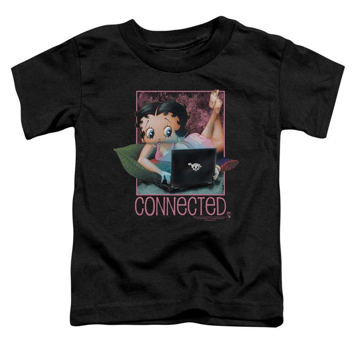 Betty Boop Computer Connected Toddler T-Shirt