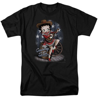 Betty Boop Country Star Singer T-Shirt