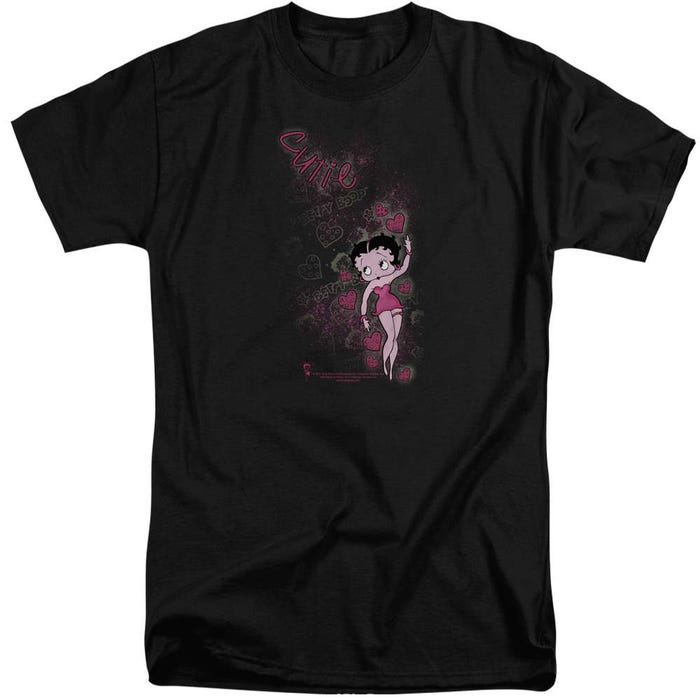 Betty Boop Cutie Love and Hearts Tall T-Shirt