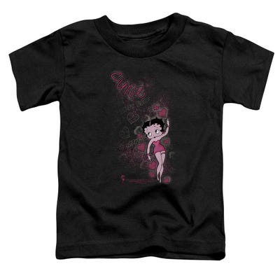 Betty Boop Cutie Love and Hearts Toddler T-Shirt