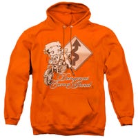 Betty Boop Dangerous Curves Ahead Road Sign Hoodie